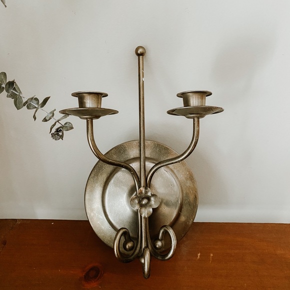 Vintage candle sconce